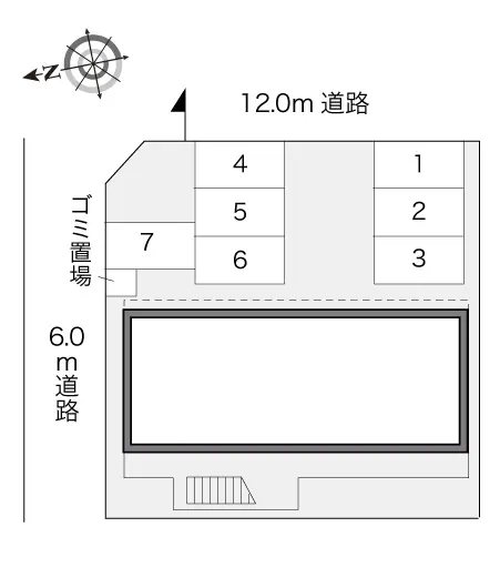 ★手数料０円★春日井市不二ガ丘　月極駐車場（LP）